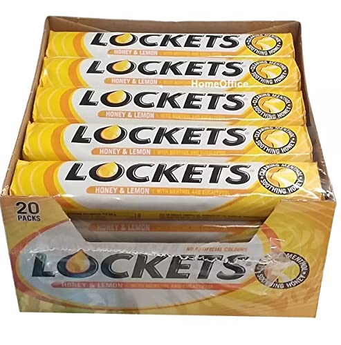 Lockets Honig & Zitronengeschmack - 12-er Pack von Lockets