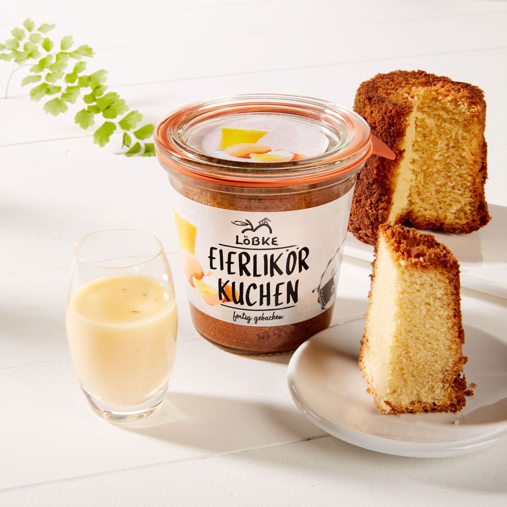 Eierlikörkuchen im Sturz-Weckglas Eierlikörkuchen im Sturz-Weckglas von Löbke