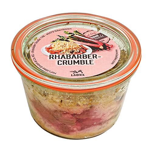 Löbke | Gebackener Rhabarber-Crumble | mit Butterstreuseln und Rhabarberstücken | 240g Löbke | Gebackener Rhabarber-Crumble | mit Butterstreuseln und Rhabarberstücken | 240g von Löbke