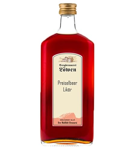 Löwen: Preiselbeerlikör / 25% Vol. / 0,5 Liter - Flasche Löwen: Preiselbeerlikör / 25% Vol. / 0,5 Liter - Flasche von Löwen