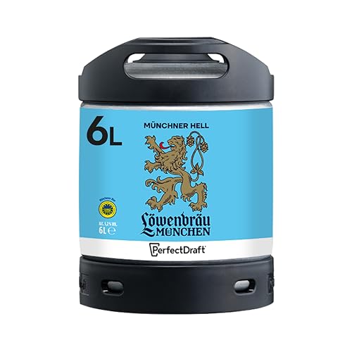 PerfectDraft Löwenbräu Original Helles aus München, Bier (1 x 6l) Mehrweg Fassbier von PerfectDraft