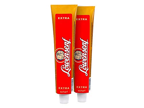 Löwensenf Extra heißer Deutscher Senf - 2 x 200 ml - Deutschland von Löwensenf