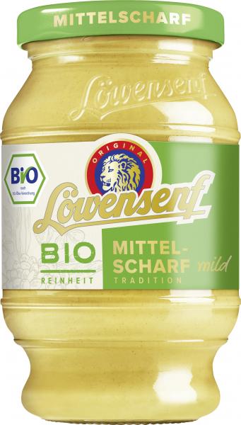 Löwensenf Bio Mittelscharf mild von Löwensenf