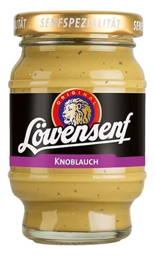 Löwensenf - Senfspezialität Knoblauch - (100ml) Tönnchen von Löwensenf