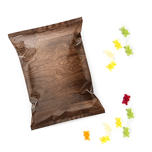 Logbuch-Verlag 25 kleine Gummibärchen Gastgeschenke mini Geschenk Gäste Süßigkeit Tischdeko zum Essen 7 x 9 cm von Logbuch-Verlag
