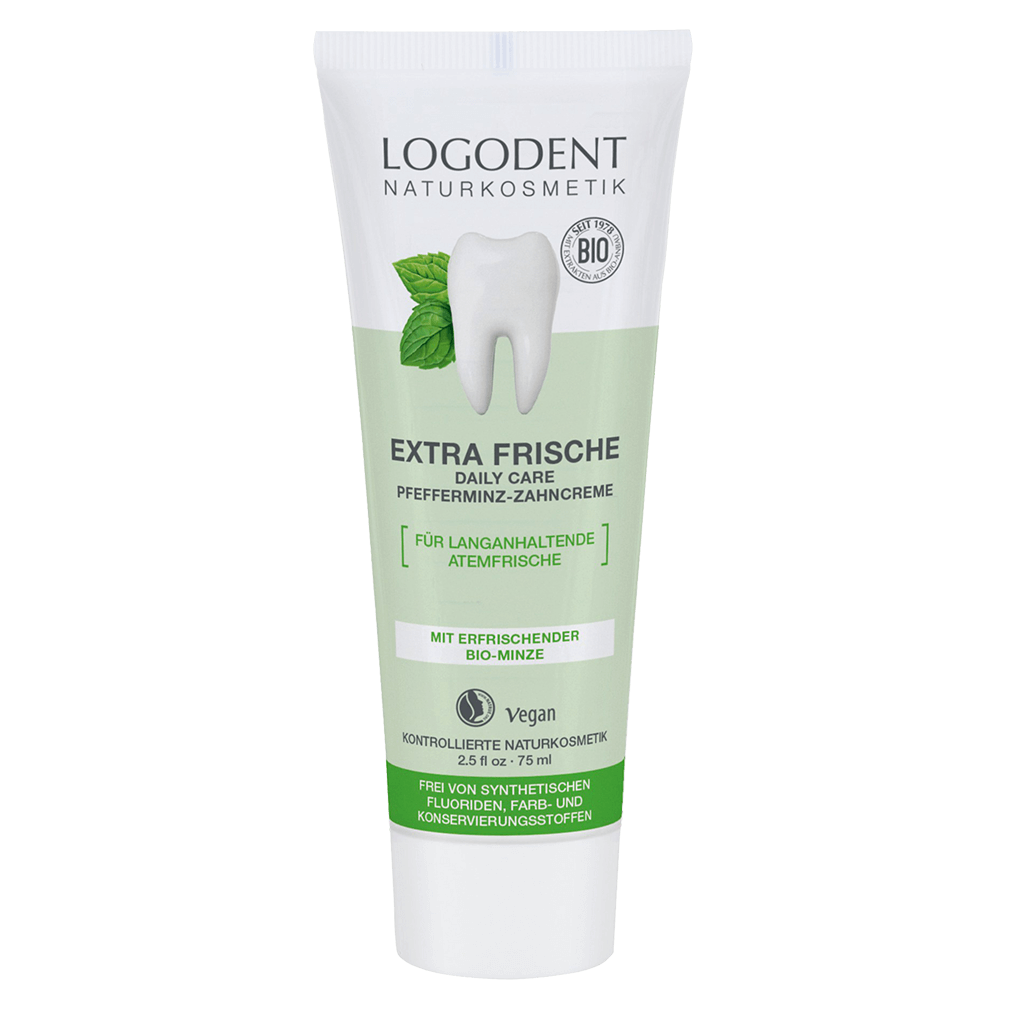 Bio Extra Frische Daily Care Pfefferminz-Zahncreme von Logona