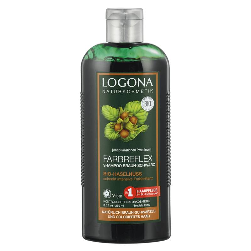 Farbshampoo Braun-Schwarz, 250ml von Logona