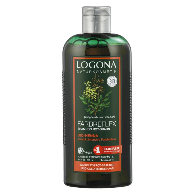 Farbshampoo Rot-Braun Bio-Henna von Logona