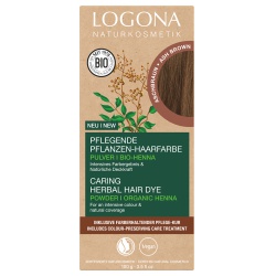 Pflanzen-Haarfarbe-Pulver aschbraun von LOGONA
