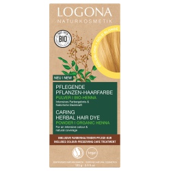 Pflanzen-Haarfarbe-Pulver goldblond von LOGONA