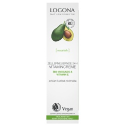 Zellerneuernde Vitamincreme mit Avocado & Vitamin E von LOGONA