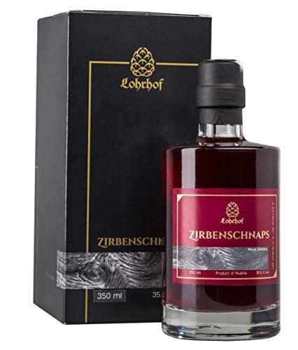 Lohrhof Zirbenschnaps 35% 0,35l in Edelverpackung Lohrhof Zirbenschnaps 35% 0,35l in Edelverpackung von Lohrof Spirit