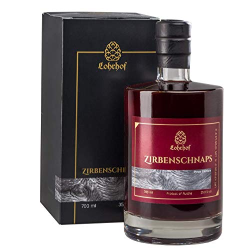 Lohrhof Zirbenschnaps 35% 0,7l in Edelverpackung von Lohrof Spirit