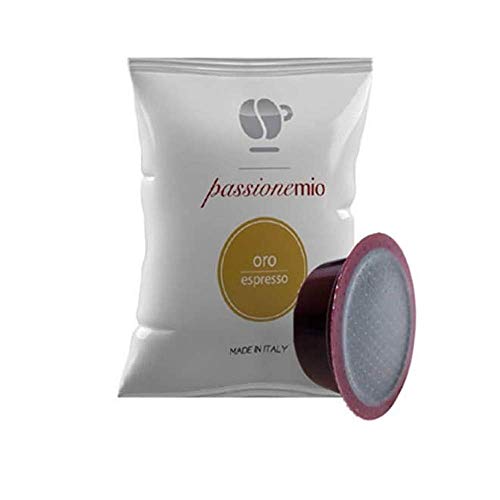 100 Kaffee Kapseln - PassioneMio Oro - Comp. Lavazza A Modo Mio - Lollo kaffee von Lollo