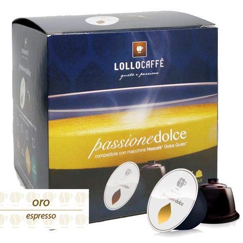 LOLLO CAFFE | Dolce Gusto | ORO | 16 pz | 6 PACCHI | TCBRT002 | LOLBRT002 von LOLLO