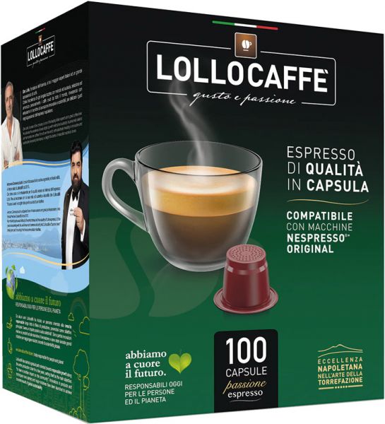 Lollo Caffè Classico Nespresso®*-kompatible Kapseln von Lollo Caffè