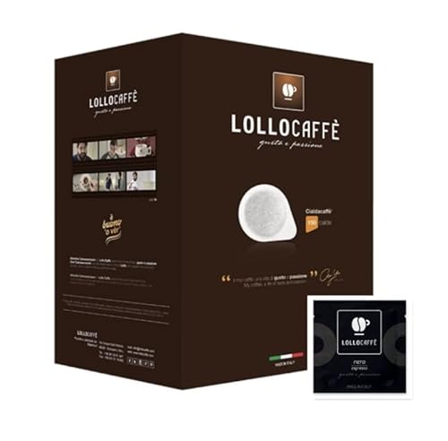 150 ESE Papier Pads 44 mm Caffè Lollo SCHWARZ Mischung von LOLLO