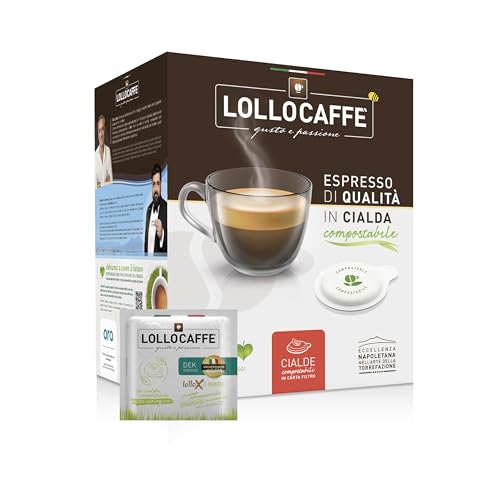 150 Kaffeepads 44mm - Dek Espresso - Lollo kaffee von LOLLO