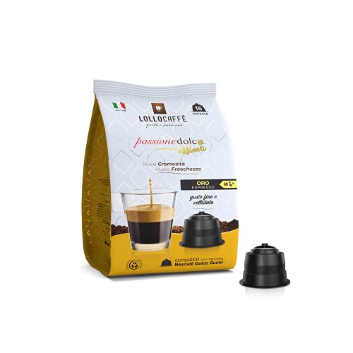 192 Kaffee Kapseln - Oro - Comp. Dolce Gusto - Lollo kaffee von LOLLO