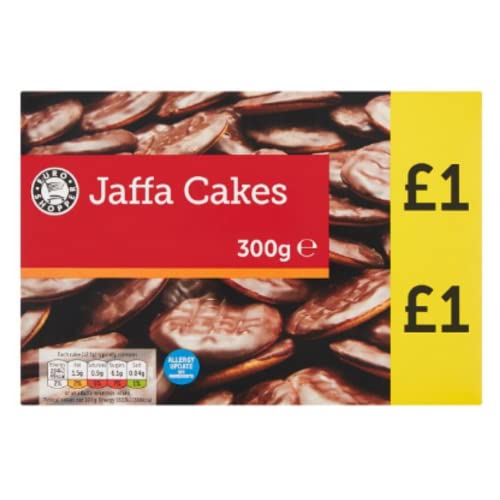 Euro Shopper Jaffa-Kuchen, 300 g, 20 Stück von London Grocery