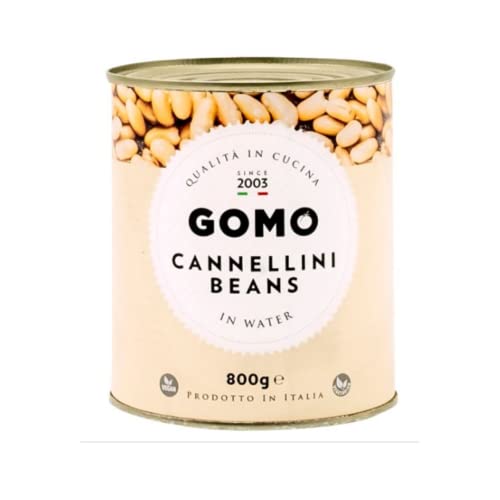 Gomo Cannellini Bohnen in Wasser 800g x 6 von London Grocery