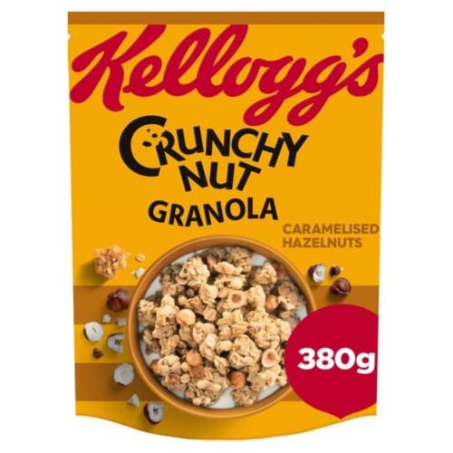 Kellogg's Crunchy Nut karamellisiertes Müsli, 380 g, 5 Stück von London Grocery