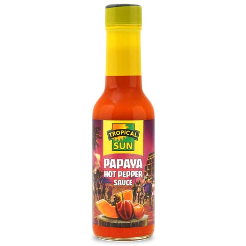 London Grocery 2 x Tropical Sun Papaya Hot Sauce 12 x 150ml von London Grocery