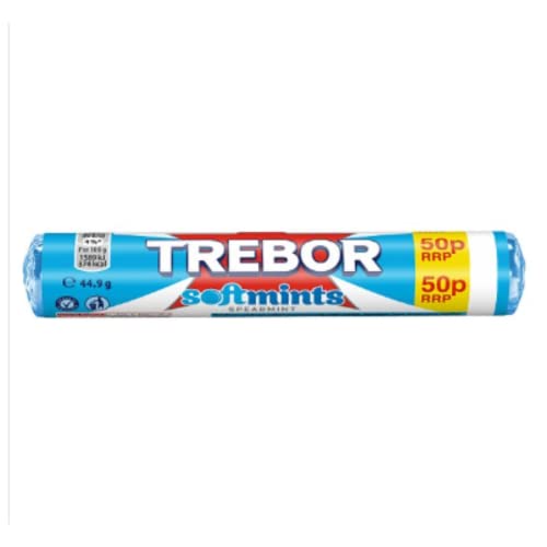 Trebor Softmints Minz-Rolle, 44,9 g, 40 Stück Trebor Softmints Minz-Rolle, 44,9 g, 40 Stück von Trebor