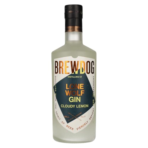 BrewDog | LoneWolf Cloudy Lemon Gin | Gin | 1x0.7L | Schottland | Inspiriert vom Zitronenlikör Limoncello | Fruchtig-spritzig von BrewDog