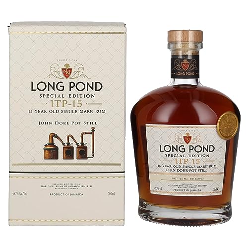 Long Pond Special Edition 15 Years Old Single Mark Rum ITP 15 45,7% Vol. 0,7l in Geschenkbox von Long Pond