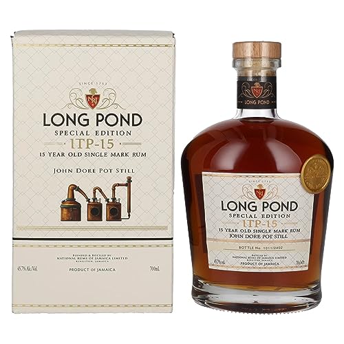 Long Pond Special Edition 15 Years Old Single Mark Rum ITP 15 45,7% Vol. 0,7l in Geschenkbox Long Pond Special Edition 15 Years Old Single Mark Rum ITP 15 45,7% Vol. 0,7l in Geschenkbox von Long Pond