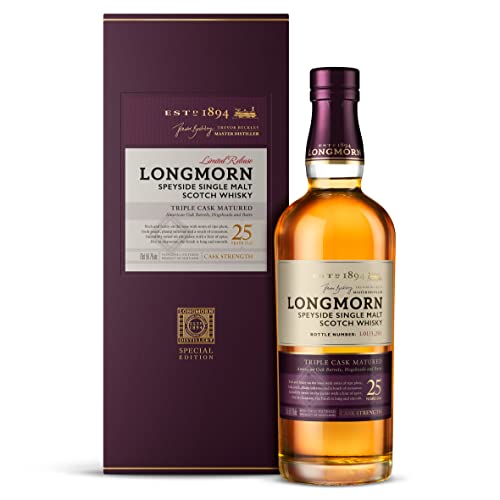Longmorn 25 Years Old Speyside Single Malt Scotch Whisky 52,8% Vol. 0,7l in Geschenkbox von Longmorn