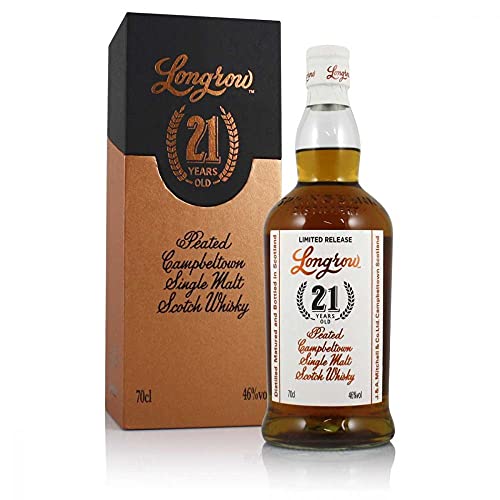 Longrow 21 Jahre Peated - Campbeltown Single Malt Scotch Whisky (0,7l) von Hard To Find Whisky