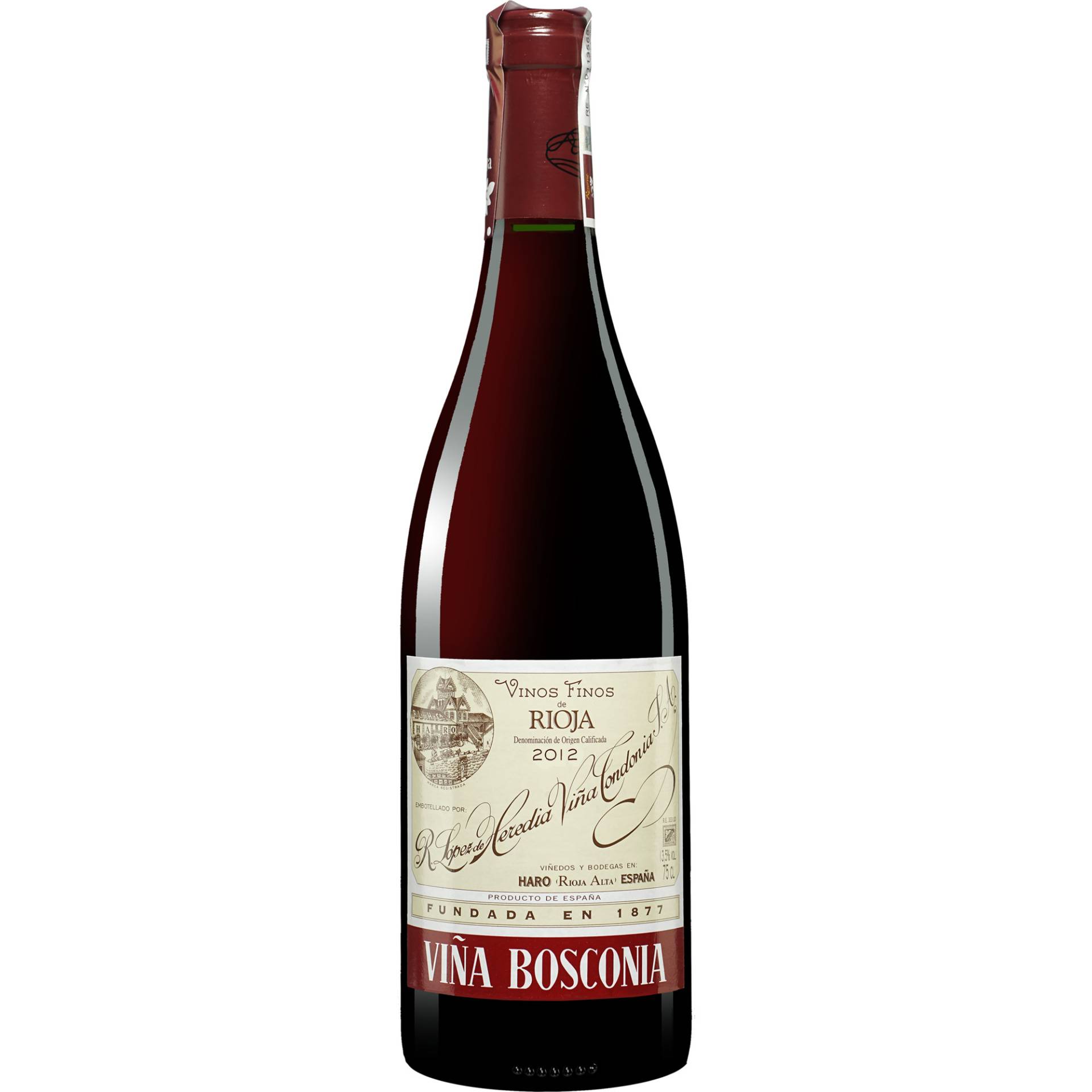 Tondonia »Viña Bosconia« Tinto Reserva 2012  0.75L 13.5% Vol. Rotwein Trocken aus Spanien von López de Heredia - Viña Tondonia