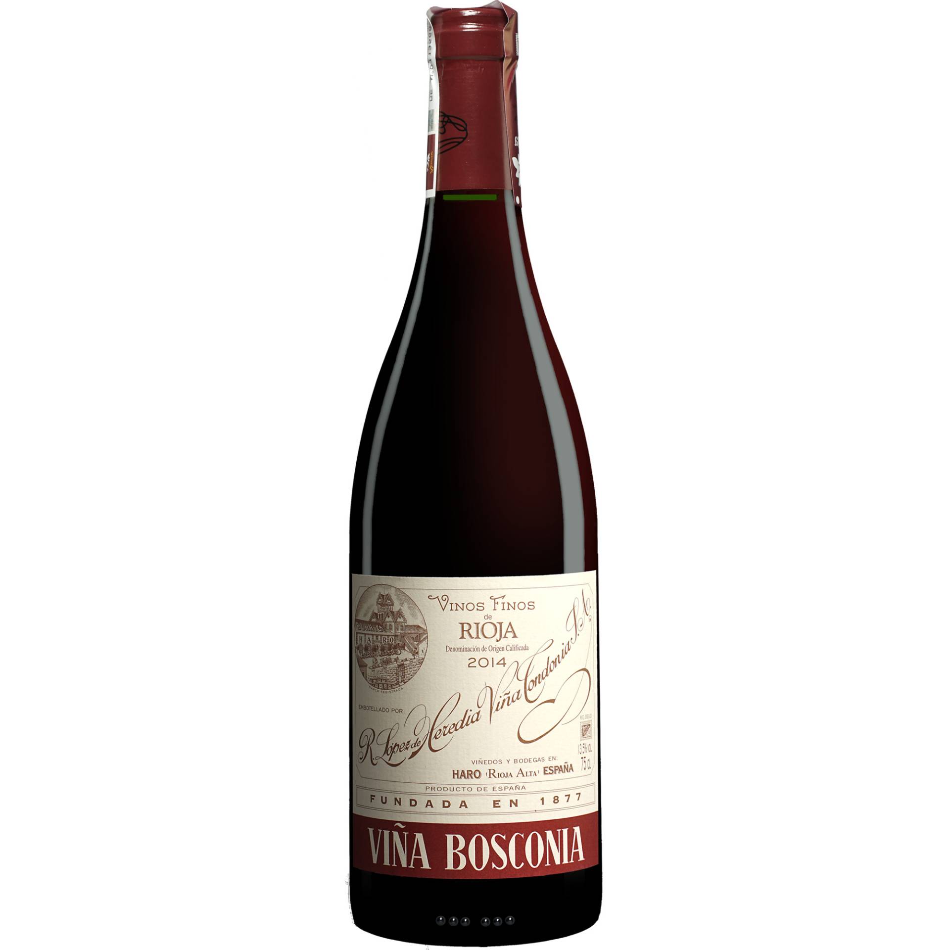 Tondonia »Viña Bosconia« Tinto Reserva 2014 0.75L 13.5% Vol. Rotwein Trocken aus Spanien Tondonia »Viña Bosconia« Tinto Reserva 2014 0.75L 13.5% Vol. Rotwein Trocken aus Spanien von López de Heredia - Viña Tondonia