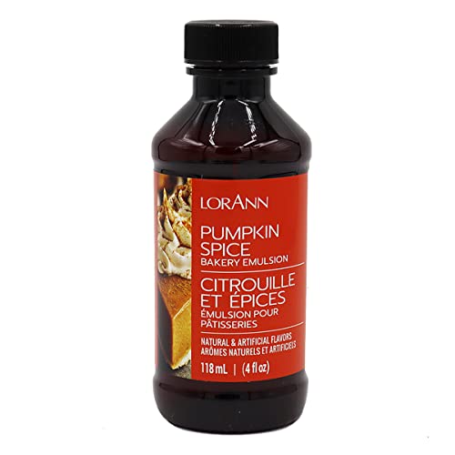 Bäckerei-Emulsionen, natürlicher und künstlicher Geschmack, 118 ml, Kürbis (3 Stück) von LorAnn