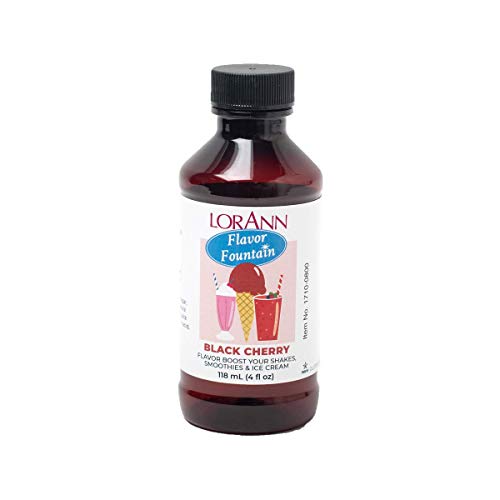 LorAnn Oils Flavor Fountain: Black Cherry - Süßkirschgeschmack, Lebensmittelaroma: für Vanilleeis, Joghurt, Desserts und mehr, Kosher - 118 ml LorAnn Oils Flavor Fountain: Black Cherry - Süßkirschgeschmack, Lebensmittelaroma: für Vanilleeis, Joghurt, Desserts und mehr, Kosher - 118 ml von LorAnn