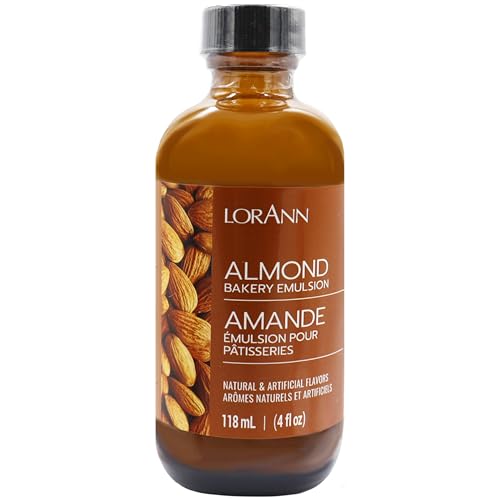 LorAnn Bakery Emulsion Almond / Mandel Backemulsion Lebensmittelaroma Ideal zum Backen von Kuchen Keksen Plätzchen und für Füllungen wie Zuckerguss und Desserts - 118ml LorAnn Bakery Emulsion Almond / Mandel Backemulsion Lebensmittelaroma Ideal zum Backen von Kuchen Keksen Plätzchen und für Füllungen wie Zuckerguss und Desserts - 118ml von LorAnn