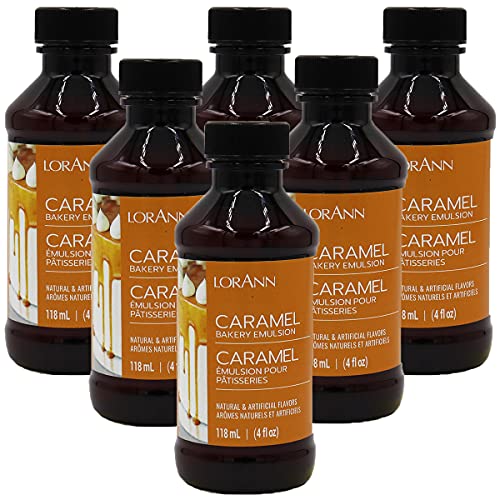LorAnn Oils Bakery Emulsion Caramel - Karamell Backemulsion Lebensmittelaroma zum Backen von Kuchen Keksen Plätzchen und für Füllungen wie Zuckerguss und Desserts - 118 ml LorAnn Oils Bakery Emulsion Caramel - Karamell Backemulsion Lebensmittelaroma zum Backen von Kuchen Keksen Plätzchen und für Füllungen wie Zuckerguss und Desserts - 118 ml von LorAnn