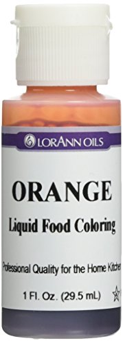 LorAnn Orange flüssige Lebensmittelfarbe, 28 ml Quetschflasche von LorAnn