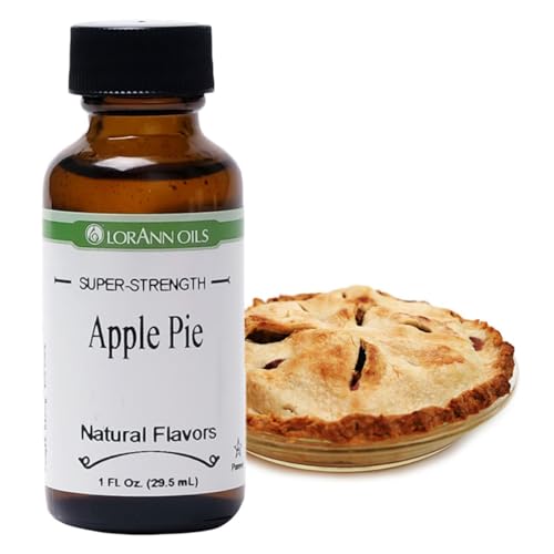 LorAnn Super Strength Flavor Apple Pie / Apfelkuchen: Kräftige Lebensmittelaroma Perfekt für die Zubereitung von Süßigkeiten, Kuchen, Getränken und mehr - 29,5ml LorAnn Super Strength Flavor Apple Pie / Apfelkuchen: Kräftige Lebensmittelaroma Perfekt für die Zubereitung von Süßigkeiten, Kuchen, Getränken und mehr - 29,5ml von LorAnn