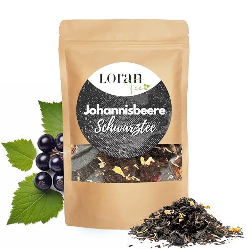 Loran Tee - Schwarzer Tee mit schwarze Johannisbeere 100g, Premium Qualität, Ceylon Tee aus Sri Lanka, lose in Zippbeutel, schwarze Johannisbeeren, Ringelblumenblüten und schwarze Johannisbeere-Aroma Loran Tee - Schwarzer Tee mit schwarze Johannisbeere 100g, Premium Qualität, Ceylon Tee aus Sri Lanka, lose in Zippbeutel, schwarze Johannisbeeren, Ringelblumenblüten und schwarze Johannisbeere-Aroma von Loran Tee