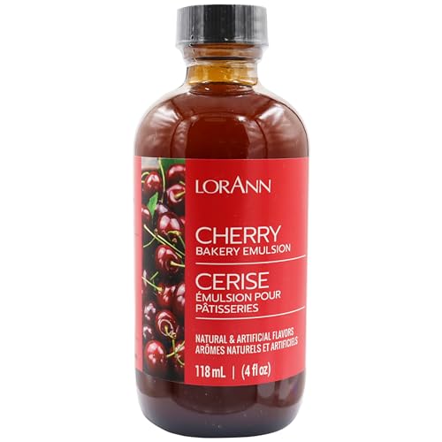 LorAnn Bakery Emulsion Cherry / Kirsche Backemulsion Lebensmittelaroma Ideal zum Backen von Kuchen Keksen Plätzchen und für Füllungen wie Zuckerguss und Desserts - 118ml LorAnn Bakery Emulsion Cherry / Kirsche Backemulsion Lebensmittelaroma Ideal zum Backen von Kuchen Keksen Plätzchen und für Füllungen wie Zuckerguss und Desserts - 118ml von LorAnn
