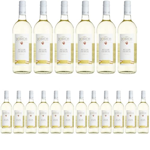 Lorch Müller-Thurgau Lieblich (6 x 1l) (Packung mit 3) von Lorch