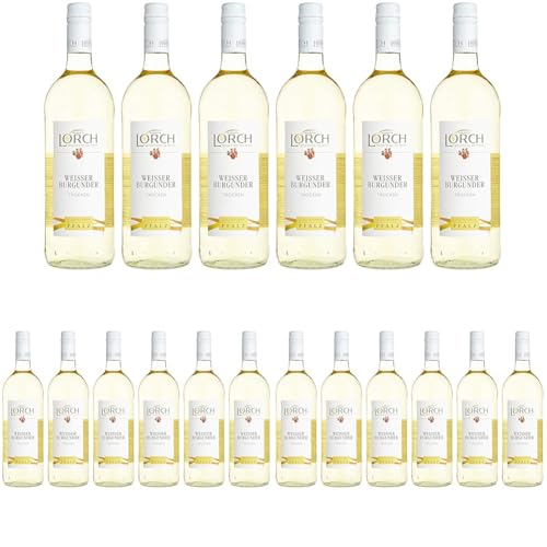Lorch Weisser Burgunder Trocken (6 x 1l) (Packung mit 3) von Lorch