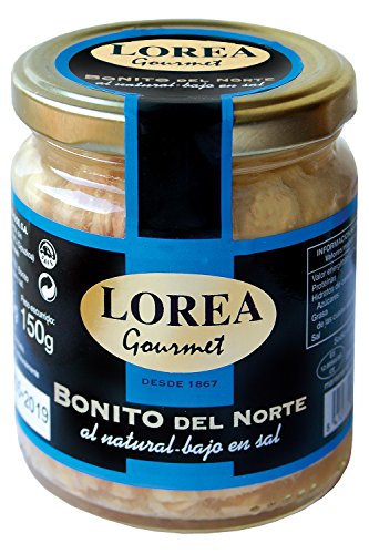 Lorea - Gourmet - Natürlicher weißer Thunfisch - Salzarm - Spanisches Produkt- 225 Gramm von Lorea