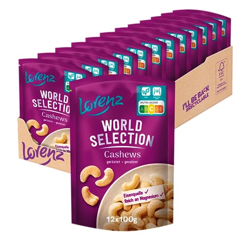 Lorenz Snack World Cashews, 12er Pack (12 x 100 g) von Lorenz Snack World