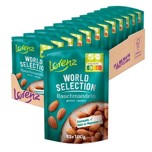 Lorenz Snack World Rauch-Mandeln , 12er Pack (12 x 100 g) von Lorenz Snack World