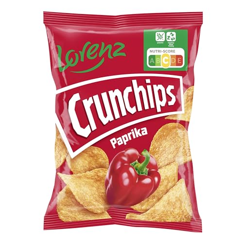 Lorenz Snack World Crunchips Paprika, 16er Pack (16 x 50 g) von Lorenz Snack World