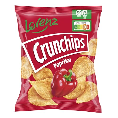 Lorenz Snack World Crunchips Paprika, 20er Pack (20 x 25 g) von Lorenz Snack World